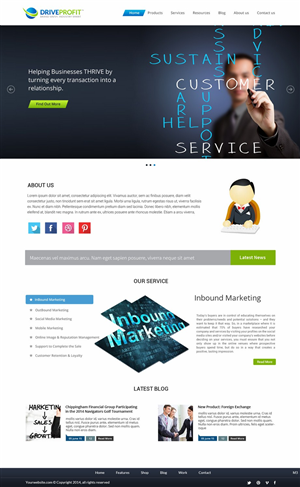 Web Design by pb for DriveProfit. LLC | Design: #4534660
