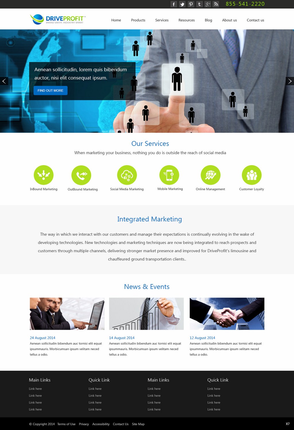 Web Design by pb for DriveProfit. LLC | Design #4534674