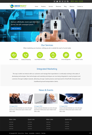 Web Design by pb for DriveProfit. LLC | Design: #4534674
