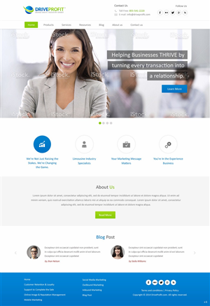 Web Design by pb for DriveProfit. LLC | Design: #4534679