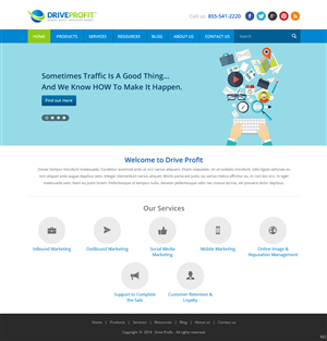 Web Design by pb for DriveProfit. LLC | Design: #4534683
