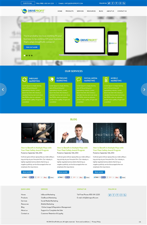 Web Design by pb for DriveProfit. LLC | Design: #4545660