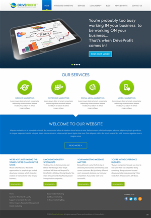 Web Design by pb for DriveProfit. LLC | Design: #4545662