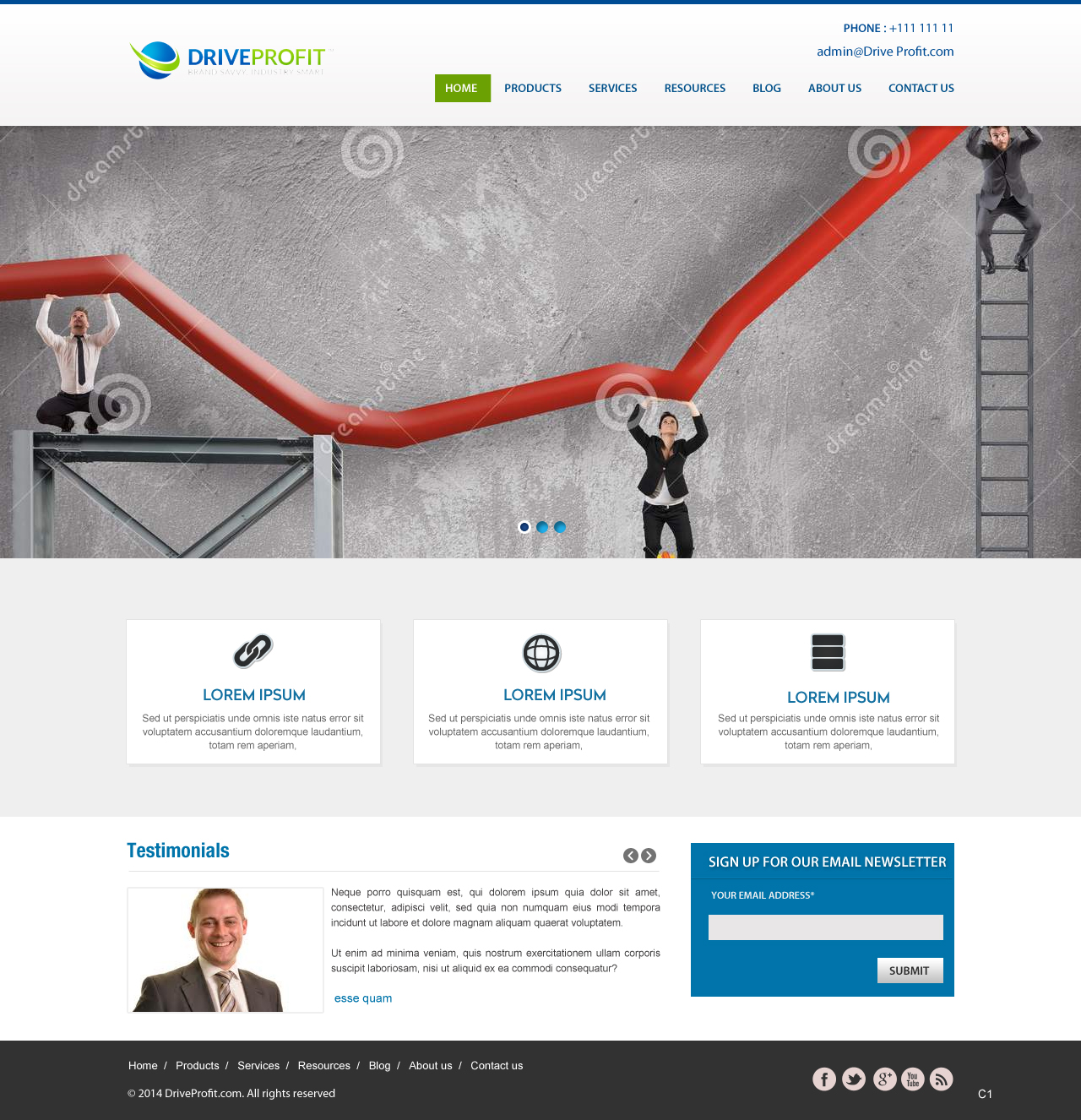 Web Design by pb for DriveProfit. LLC | Design #4545665