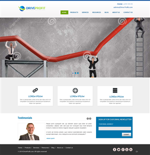 Web Design by pb for DriveProfit. LLC | Design: #4545665