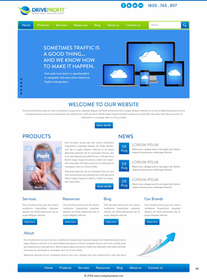Web Design by pb for DriveProfit. LLC | Design: #4545667