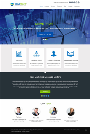 Web Design by pb for DriveProfit. LLC | Design: #4545671