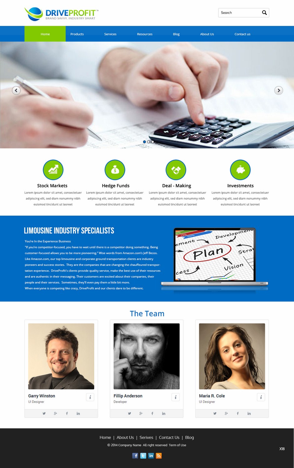 Web Design by pb for DriveProfit. LLC | Design #4545673