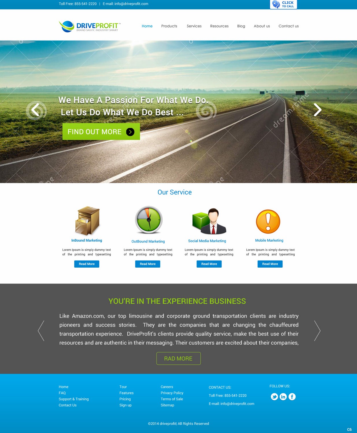 Web Design by pb for DriveProfit. LLC | Design #4545674