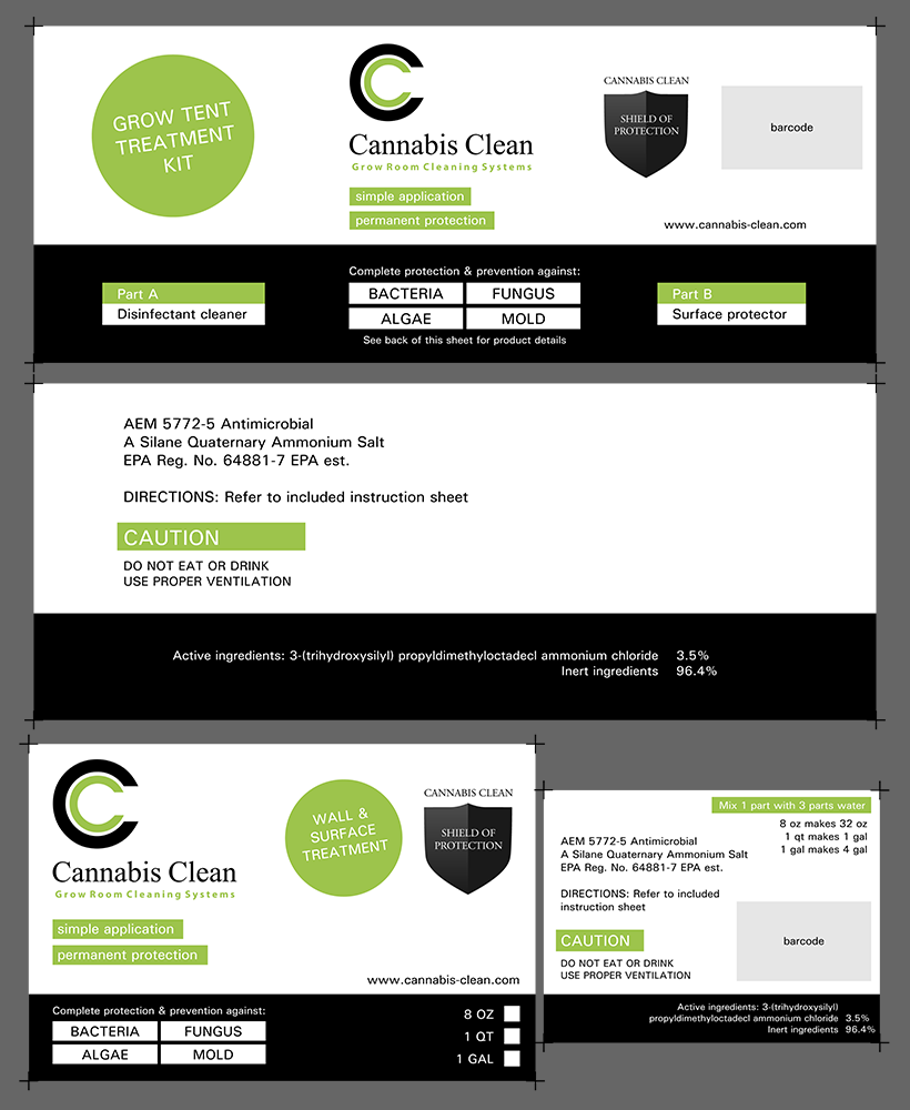Label Design by h.nev for Cannabis Clean | Design #4590970