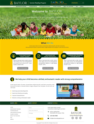 Diseño Web por Sbss para este proyecto | Diseño: #4592156