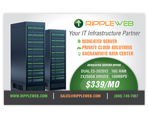 Postcard Design by LTC design for Ripple Web | Design: #4597370