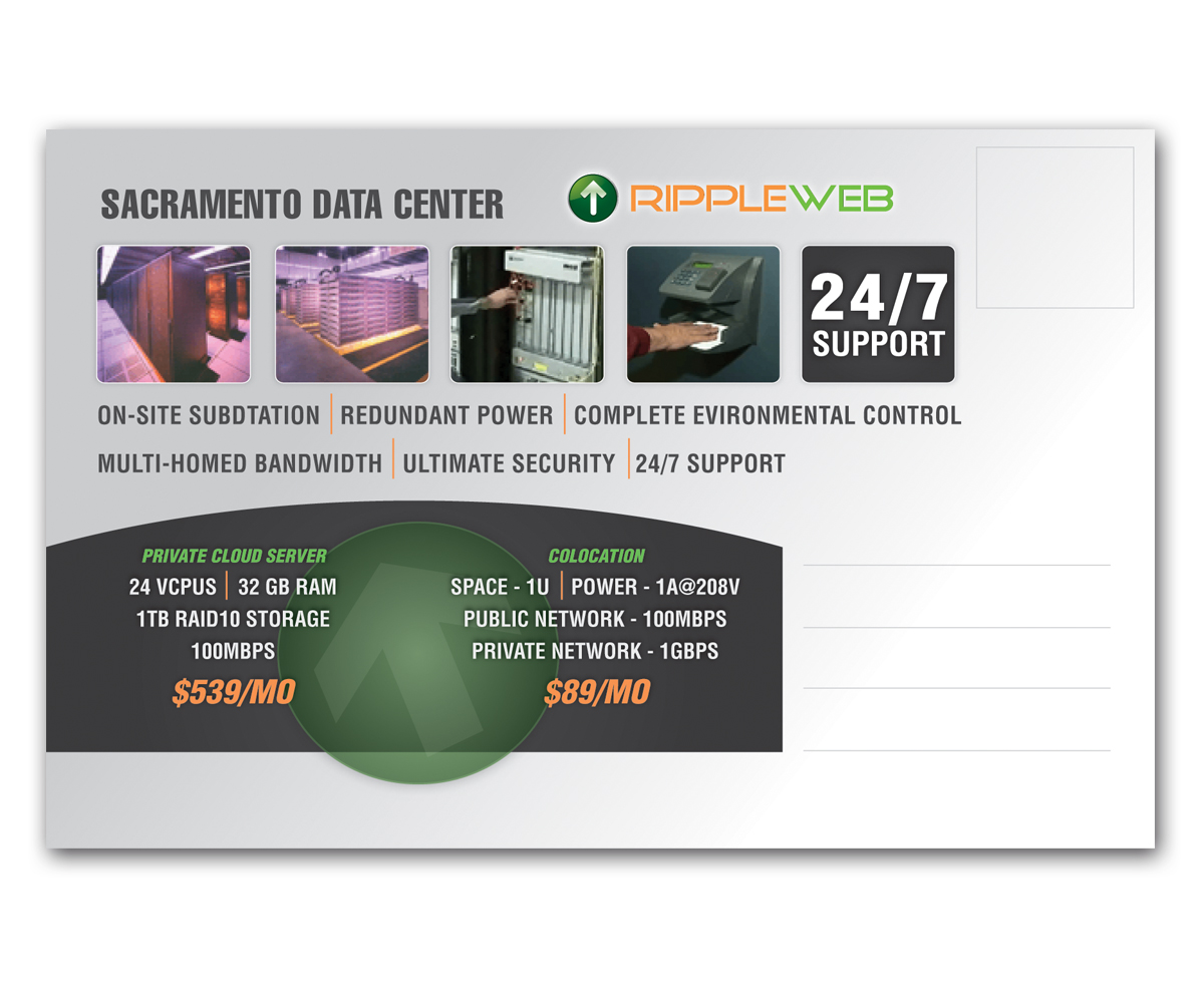 Postcard Design by LTC design for Ripple Web | Design #4597465