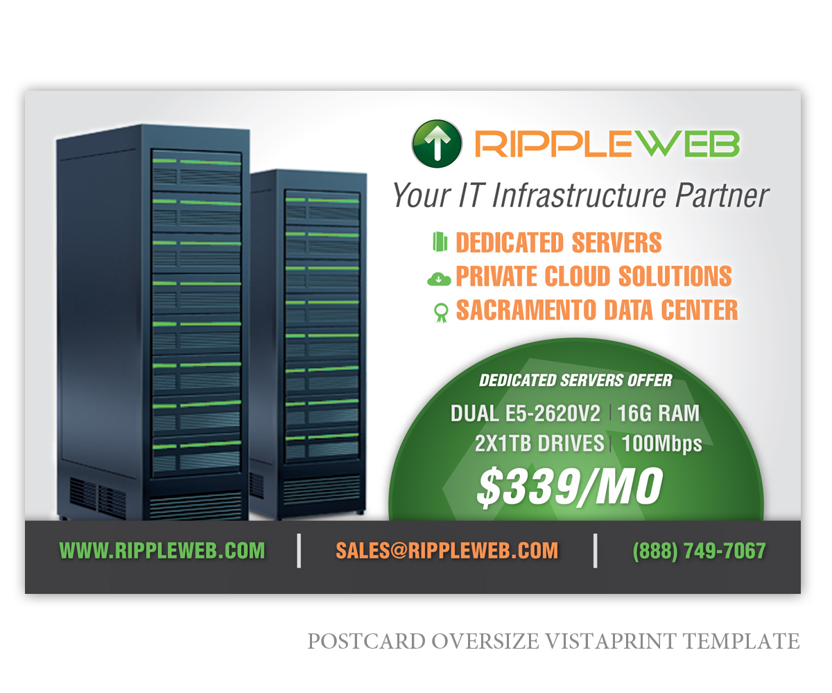 Postcard Design by LTC design for Ripple Web | Design #4644939