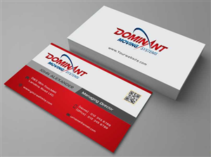 Design de Carte de Visite par AwsomeD pour Dominant Moving Systems | Design #4539816