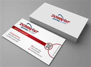 Business Card Design by AwsomeD for Dominant Moving Systems | Design: #4539825