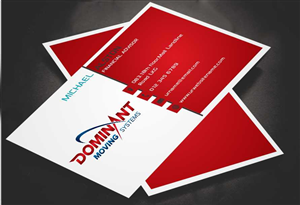 Business Card Design by AwsomeD for Dominant Moving Systems | Design: #4539832