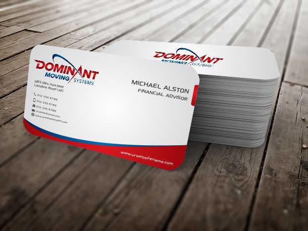 Business Card Design by szabist for Dominant Moving Systems | Design #4539801