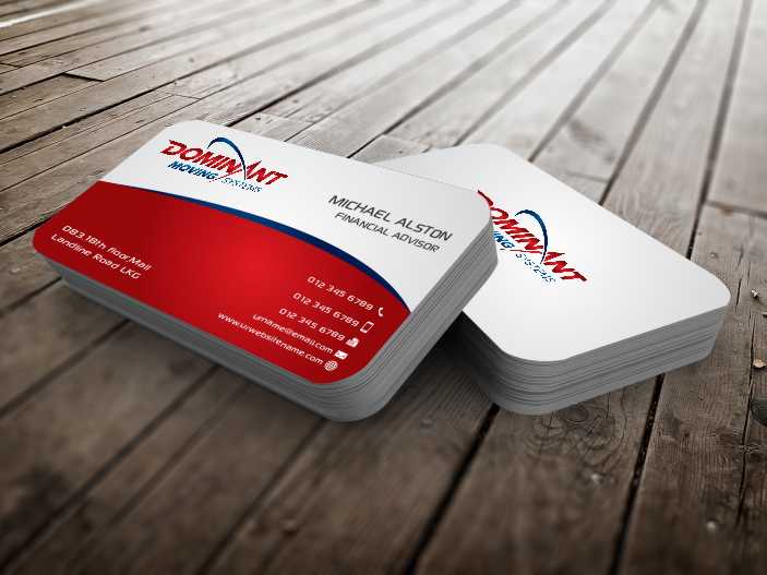 Business Card Design by szabist for Dominant Moving Systems | Design #4539803