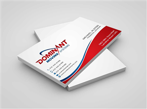 Business Card Design by szabist for Dominant Moving Systems | Design: #4539809