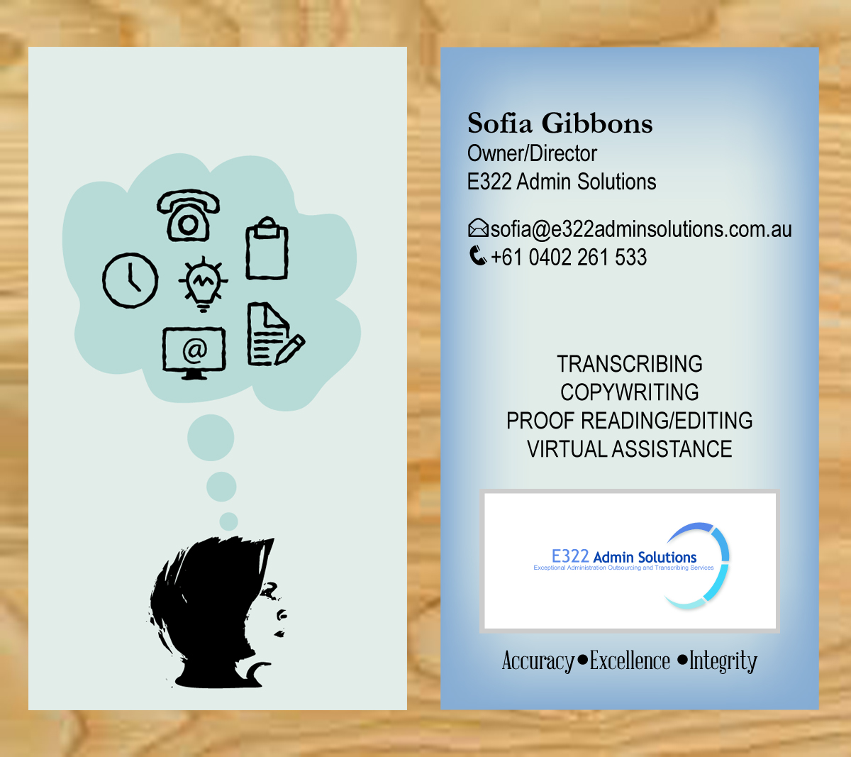 Business Card Design by Venus L. Penaflor for this project | Design #4551722