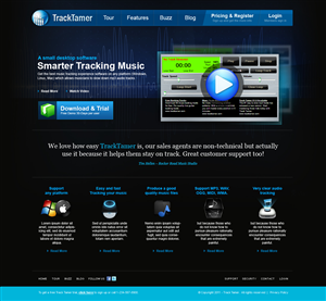 Landing Page Design by Monoxine