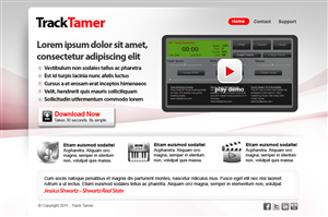 Landing Page Design by Sky Ram