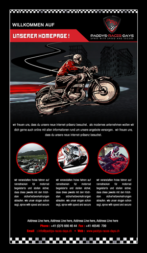 Newsletter Design by Best Design Hub for Paddys-Races-Days | Design: #4545834