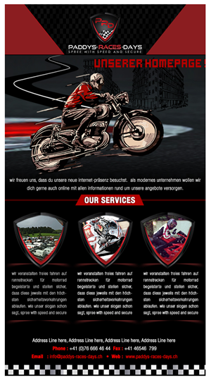 Newsletter Design by Best Design Hub for Paddys-Races-Days | Design: #4545974