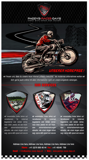 Newsletter Design by Best Design Hub for Paddys-Races-Days | Design: #4546086