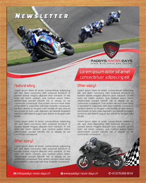 Newsletter Paddys-Races-Days | Newsletter-Design von Sbss