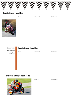 Newsletter Design by Laura_poingdestre for Paddys-Races-Days | Design: #4557106