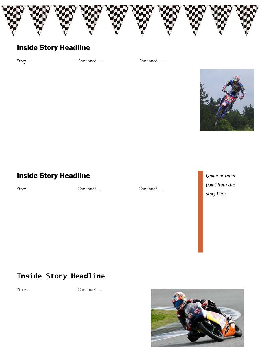 Newsletter Design by Laura_poingdestre for Paddys-Races-Days | Design #4557109