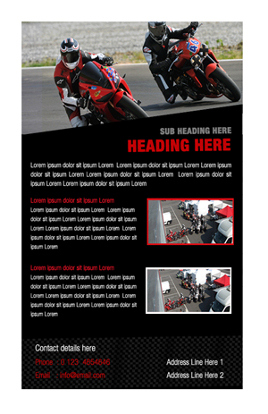 Design de Newsletter par bangraphics pour Paddys-Races-Days | Design #4542915