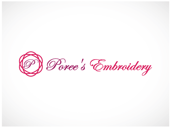 Logo Design by luckybamboo for Poree's Embroidery | Design #1290507