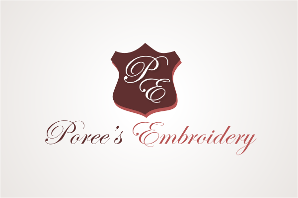 Diseño de Logo por Toota Designs para Poree's Embroidery | Diseño #1288833