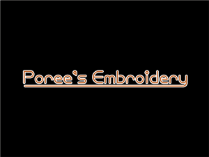 Logo Design by R16 for Poree's Embroidery | Design: #1285297