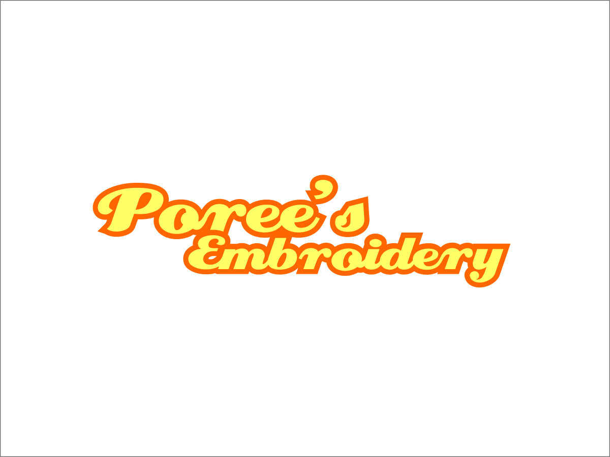 Logo Design by R16 for Poree's Embroidery | Design #1285309