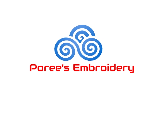 Diseño de Logo por RNG para Poree's Embroidery | Diseño #1297921