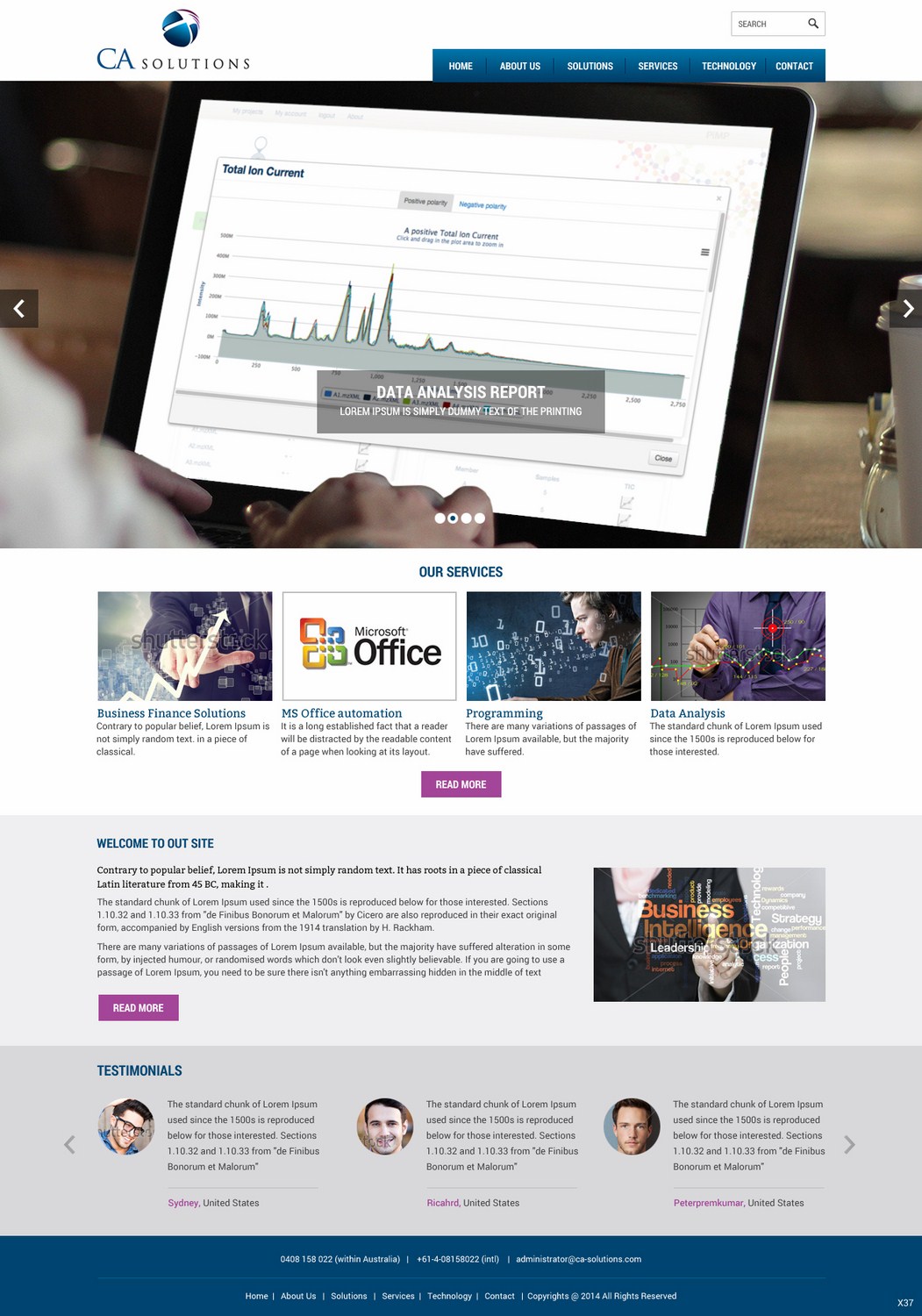 Web Design by pb for this project | Design #4572961