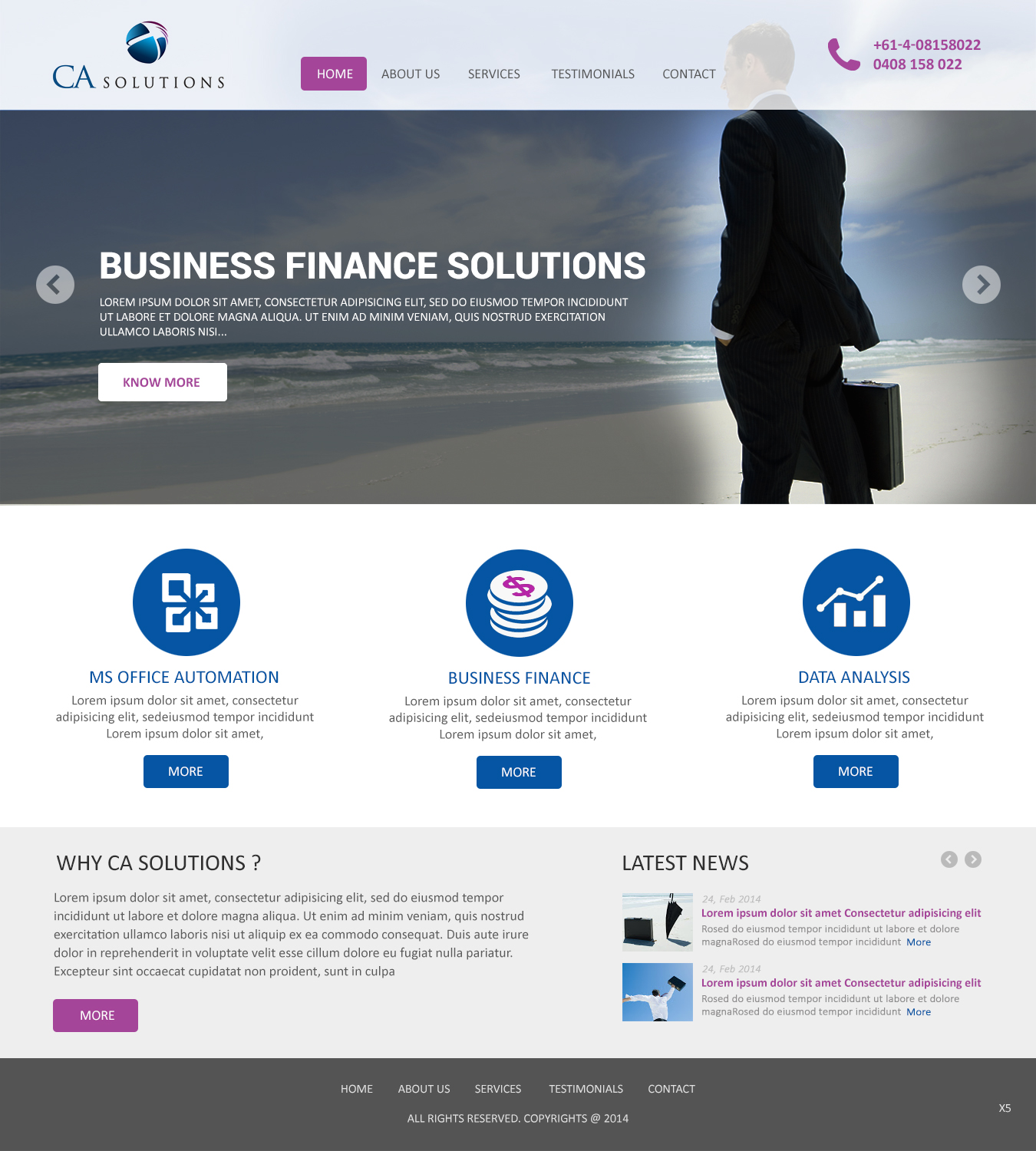 Web Design by pb for this project | Design #4572967