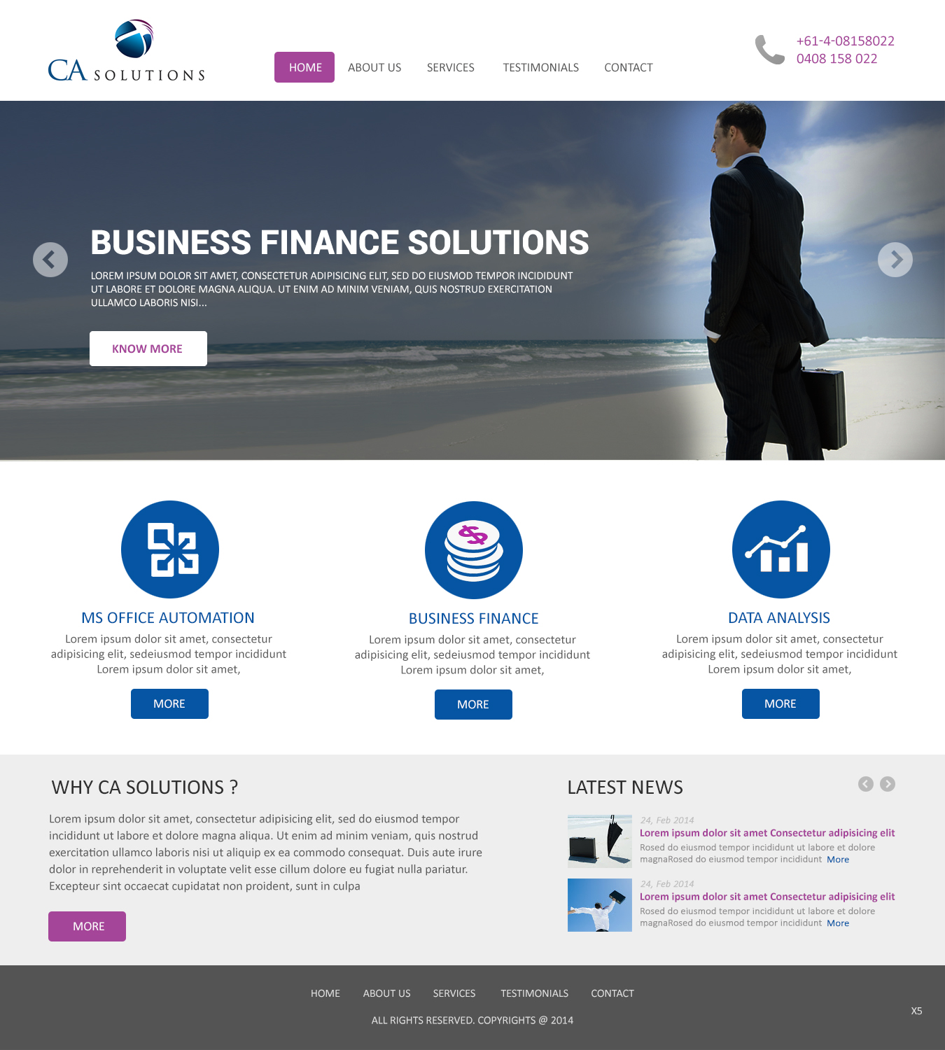 Web Design by pb for this project | Design #4572970