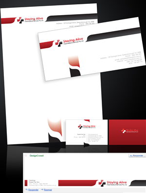 Stationery Design by MockupEstudio for Staying Alive Paramedical Services Pty Ltd | Design: #205688