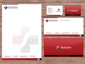 Stationery Design by Priyo Subarkah for Staying Alive Paramedical Services Pty Ltd | Design: #203668