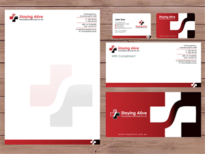 Stationery Design by Priyo Subarkah for Staying Alive Paramedical Services Pty Ltd | Design: #204529
