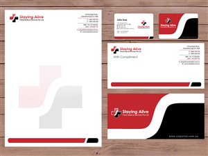 Stationery Design by Priyo Subarkah for Staying Alive Paramedical Services Pty Ltd | Design: #205249