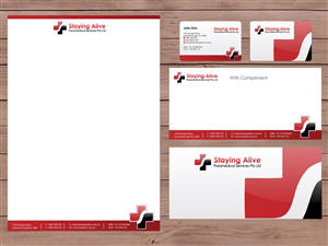 Stationery Design by Priyo Subarkah for Staying Alive Paramedical Services Pty Ltd | Design: #205348