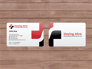 Stationery Design by Priyo Subarkah for Staying Alive Paramedical Services Pty Ltd | Design: #205350