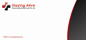 Stationery Design by HyperTime Studio for Staying Alive Paramedical Services Pty Ltd | Design: #202637