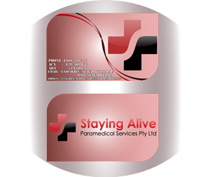 Stationery Design by JIM LESPERANCE for Staying Alive Paramedical Services Pty Ltd | Design: #204925